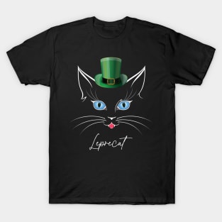 St Patricks Day Leprecat - Leprechaun Cat T-Shirt